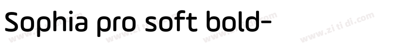 Sophia pro soft bold字体转换